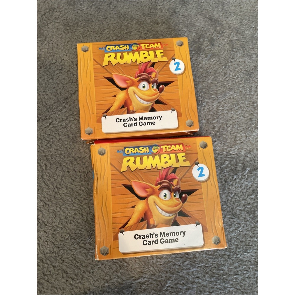 Two 2023 McDonald's Happy Meal Crash Team Rumble #2 Stack and Crash Challenge